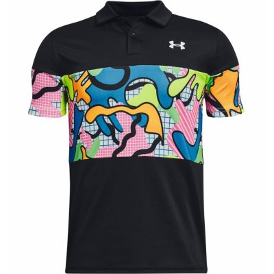 Under Armour Performance Cool Supplies dětské golfové triko, černé, vel. S DOPRODEJ