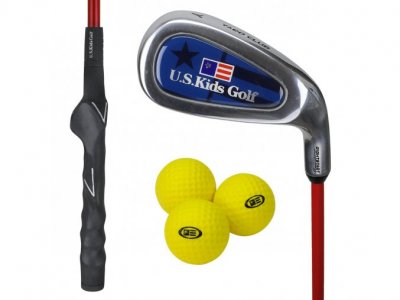 US Kids RS 39 Yard Club + 3 Yard míčky, levá (99 cm)