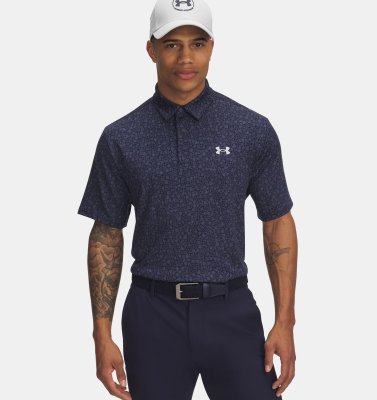 Under Armour Playoff 3.0 Printed pánské triko, tmavě modré