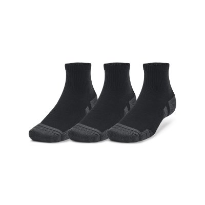 Under Armour Performance Quarter unisex golfové ponožky, 3 páry, černé