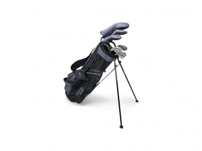 US Kids Golf TS3-66 (167+CM) 10 Club Stand Set v5 Graphite Shafts, černý/šedý