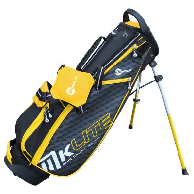 MK Lite dětský golfový bag žlutý, 5 - 7 let
