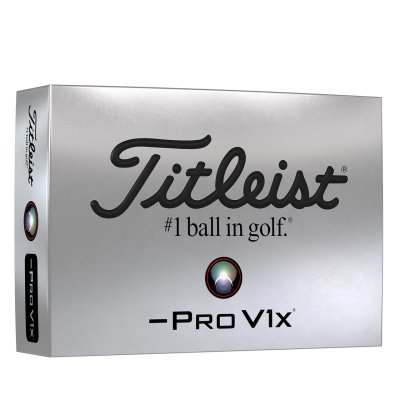 Titleist Pro V1x Left Dash golfové míče - bílé 12 ks