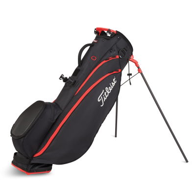 Titleist Players 4 Carbon Stand bag, černý/červený