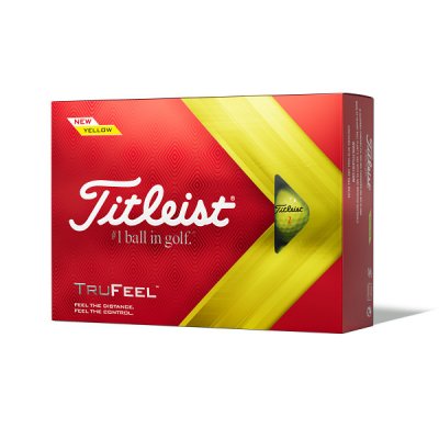 Titleist TruFeel 2022 golfové míče - žluté 12 ks 