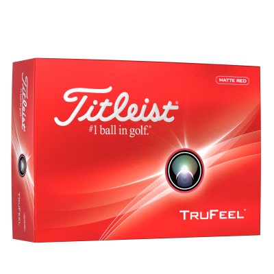 Titleist TruFeel 2024 golfové míče - červené matné 12 ks 