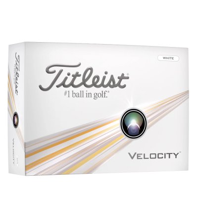 Titleist Velocity 2024 golfové míče - bílé 12 ks 