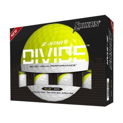 Srixon Z-STAR Divide golfové míče - bílé/žluté 12 ks