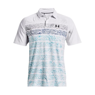 Under Armour Iso-Chill Psych Stripe P pánské triko, bílé, vel. M DOPRODEJ