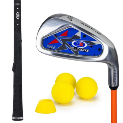 US Kids RS3 39 Yard Club + 3 Yard míčky + gumové tee, pravá (99 cm)