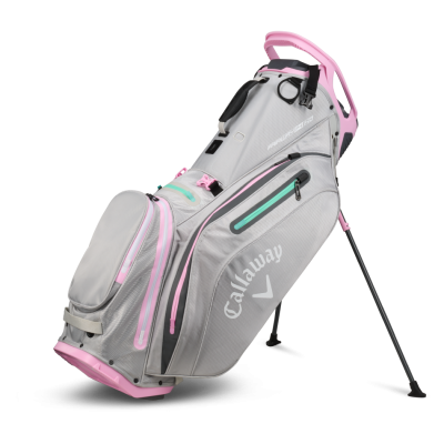 Callaway Fairway 14 HD Stand bag 24, světle šedý/růžový DOPRODEJ
