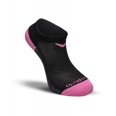 Callaway Tour Opti-Dri dámské golfové ponožky, černé/růžové