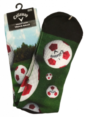 Callaway Truvis Sublimated pánské golfové ponožky - green