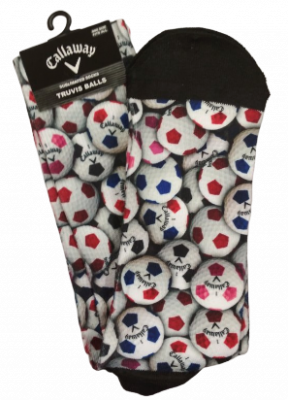 Callaway Truvis Sublimated pánské golfové ponožky - míče