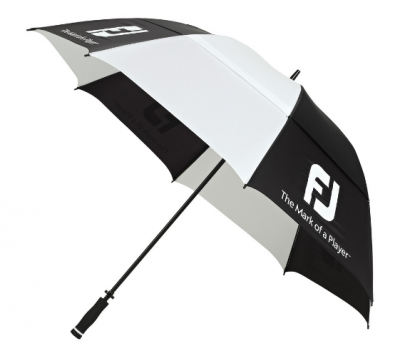 FootJoy Double Canopy golfový deštník 68" (173cm), černý/bílý