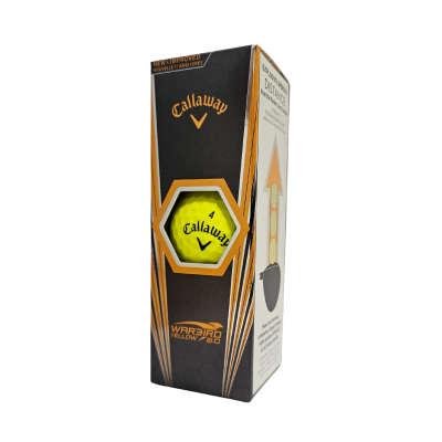 Callaway Warbird 2.0 golfové míče - žluté 3 ks
