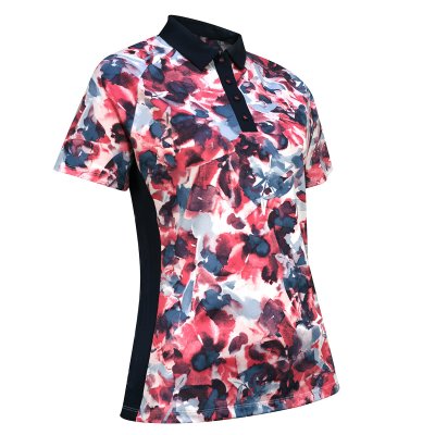 Callaway Floral dámské golfové triko, růžové/modré