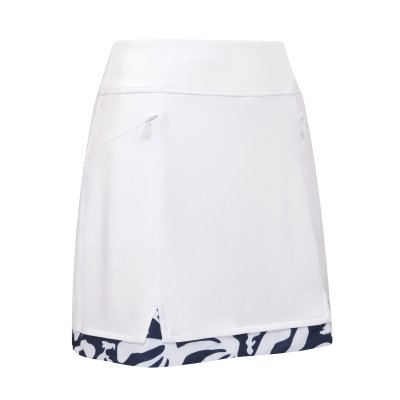 Callaway Abstract Floral Blocked dámská golfová sukně, bílá