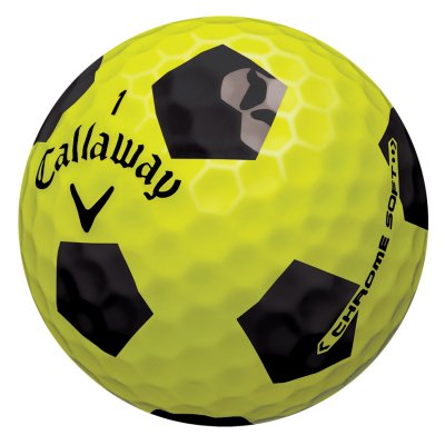 Callaway Chrome Soft Truvis Technology golfové míče - žluté 1 ks