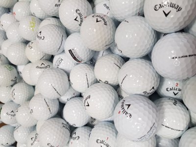 Hrané golfové míčky, 1 ks, kvalita A/A+ (CALLAWAY / SRIXON)