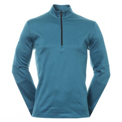 Callaway Pieced Waffle pánská golfová mikina, petrolejová, vel. M DOPRODEJ