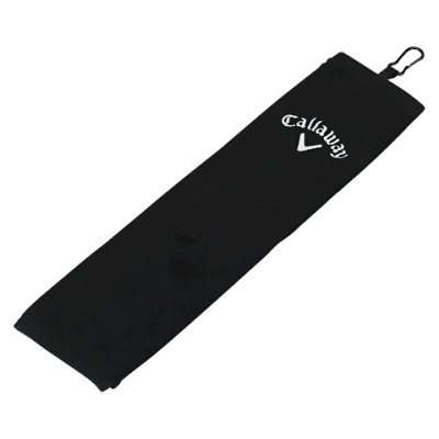 Callaway Tri-Fold golfový ručník, černý