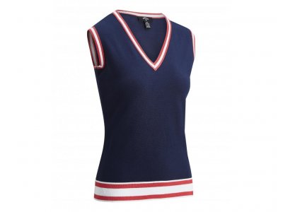 Callaway Knit Vest dámská pletená vesta, tmavě modrá, vel. S DOPRODEJ