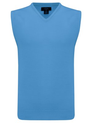 Callaway Merino V-Necked pánská golfová vestička, světle modrá, vel. M DOPRODEJ