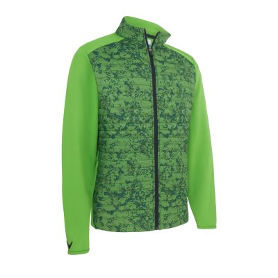Callaway Abstract Camo Printed pánská golfová bunda, zelená
