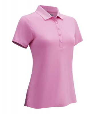 Callaway Solid dívčí golfové triko, růžové