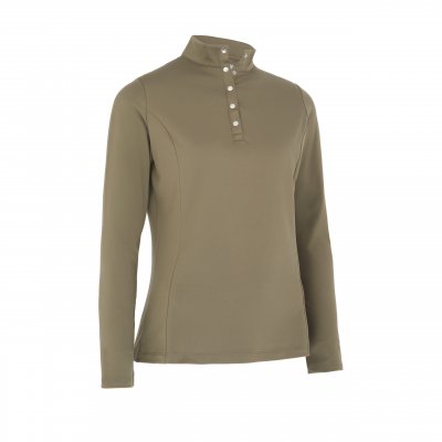 Callaway Thermal Fleece dámské triko s dlouhým rukávem, khaki