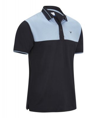 Callaway Colour Block pánské golfové triko, černé/šedé, vel. M DOPRODEJ