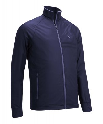 Callaway 2 Stripe Print Wind Jacket pánská golfová bunda, tmavě modrá, vel. M