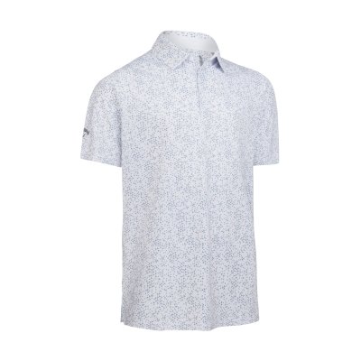 Callaway Allover Chev pánské golfové triko, bílé