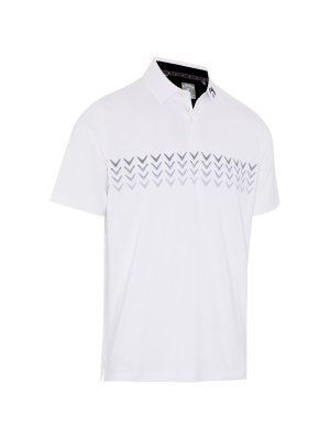 Callaway Chev Block pánské golfové triko, bílé
