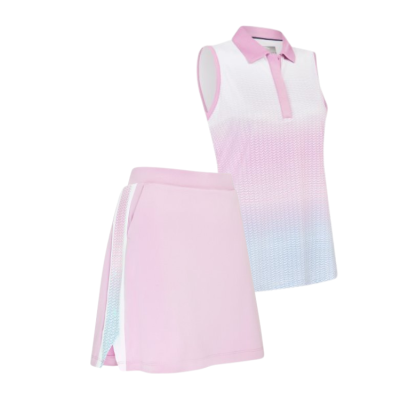 Callaway dámský letní golfový outfit, orchidej