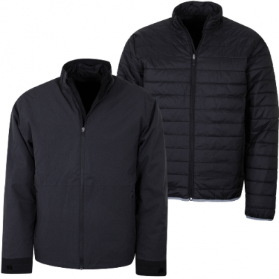 Callaway Waterproof Modular 2v1 pánská golfová bunda, černá, vel. S DOPRODEJ