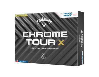 Callaway Chrome Tour X Triple Track 24 golfové míče - bílé 12 ks