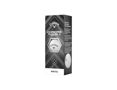 Callaway Chrome Tour X 24 golfové míče - bílé 3 ks