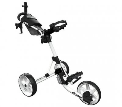 Clicgear M4 golfový vozík, bílý + bílá kola