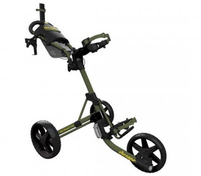 Clicgear M4 golfový vozík, khaki + černá kola
