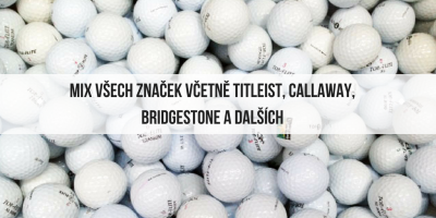 Hrané golfové míčky, 1 ks, kvalita A/B (MIX VŠECH ZNAČEK)