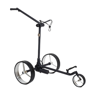 Davies Caddy SMART Black Matt, stříbrná kola, baterie až 36 jamek