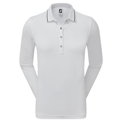 FootJoy Thermal dámské golfové triko s dlouhým rukávem, bílé
