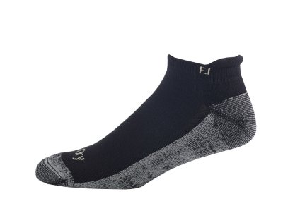 FootJoy ProDry Roll-Tab pánské golfové ponožky, černé/šedé