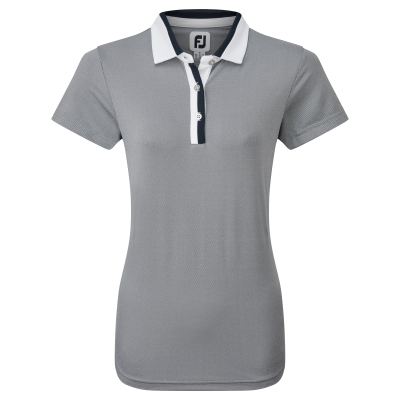 FootJoy Birdseye dámské golfové triko, tmavě modré DOPRODEJ