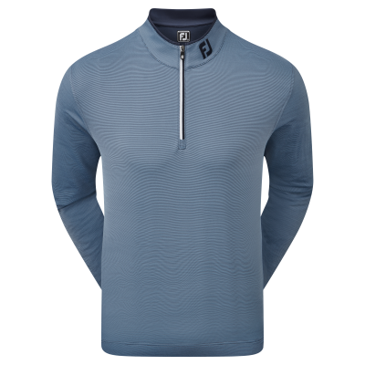 FootJoy Lightweight MicroStripe Chill-Out pánská golfová mikina, modrá, vel. XXL DOPRODEJ