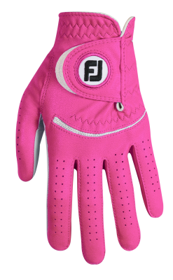 FootJoy Spectrum dámská kožená golfová rukavice, růžová, levá