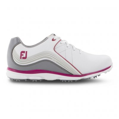 FootJoy Pro/SL dámské golfové boty, bílá/šedá/růžová, vel. 7 UK DOPRODEJ