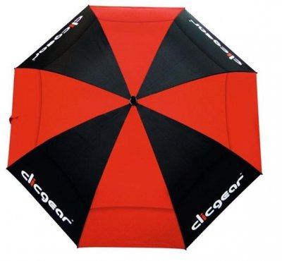 Clicgear golfový deštník 68'' (173 cm), černý/červený